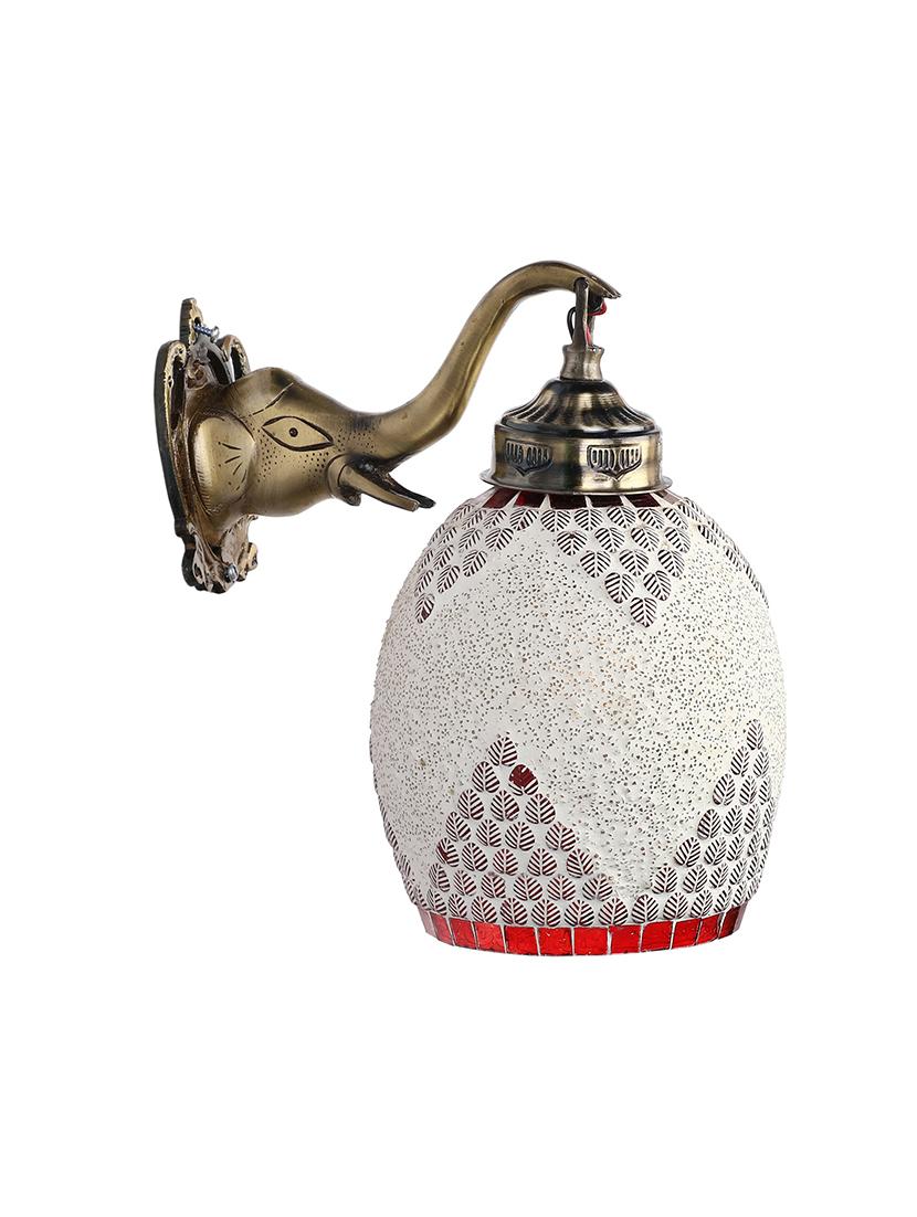stylish hand decorative colorful glass wall lamp light with elephant shape fitting ( set of two )ew-el89 - 18835656 - Standard Image - 2