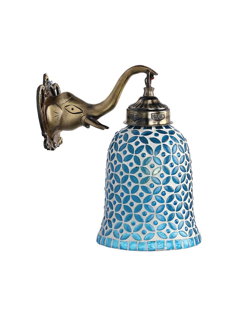 stylish hand decorative colorful glass wall lamp light with elephant shape fitting ( set of two )ew-el91 - 18835662 - Standard Image - 2