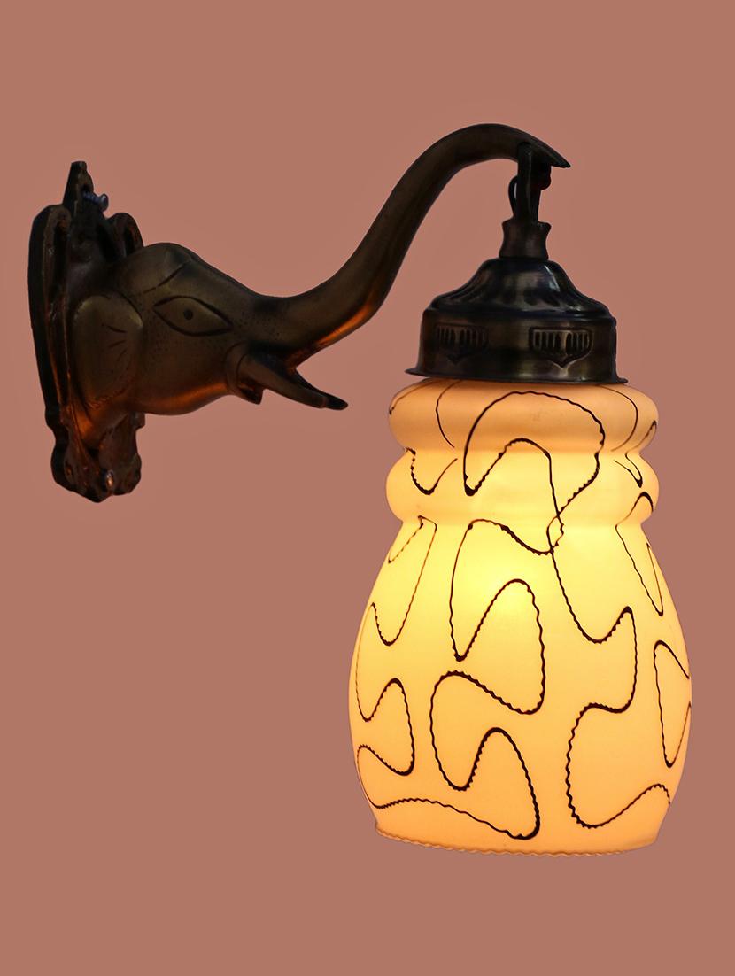 stylish hand decorative colorful glass wall lamp light with elephant shape fitting ( set of two )ew-el93 - 18835668 - Standard Image - 2