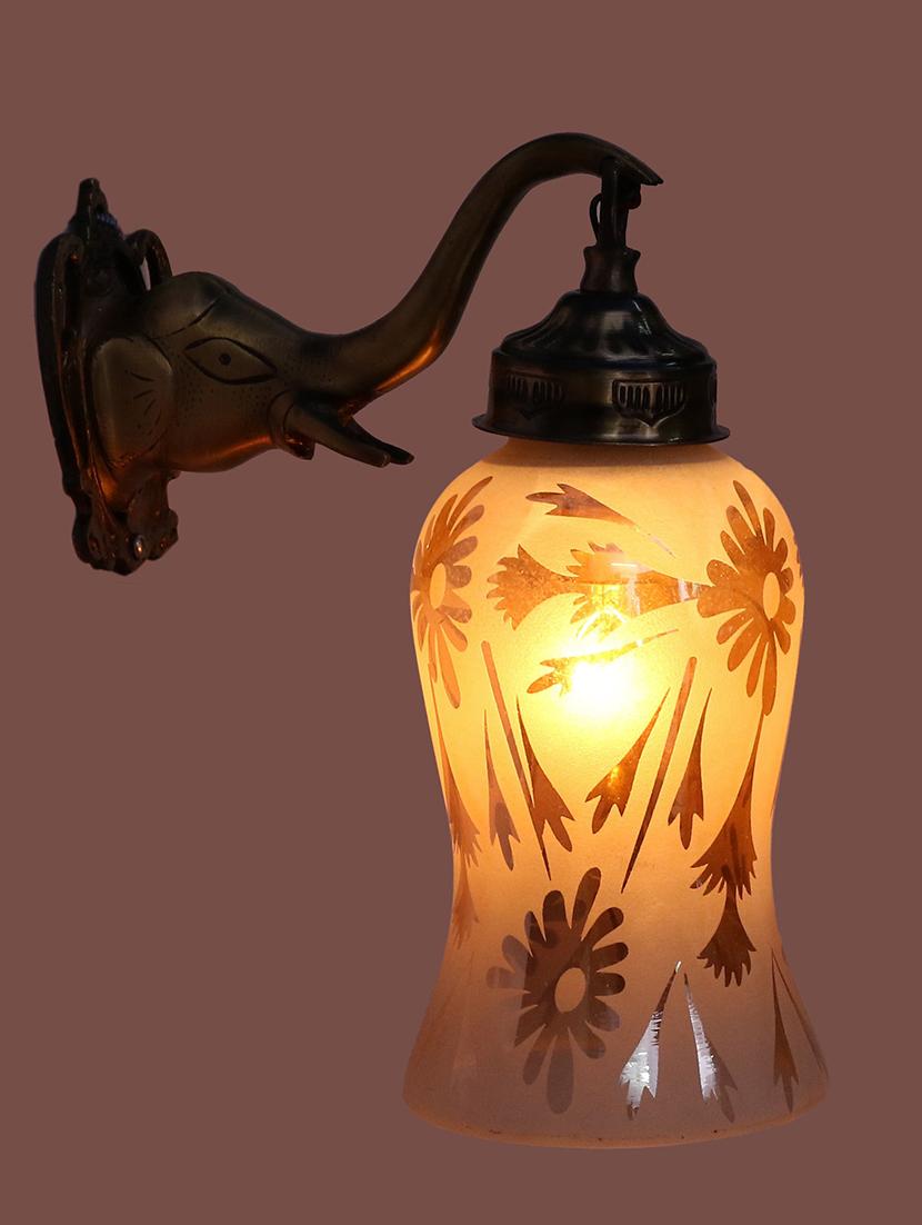 stylish hand decorative colorful glass wall lamp light with elephant shape fitting ( set of two )ew-el95 - 18835672 - Standard Image - 2