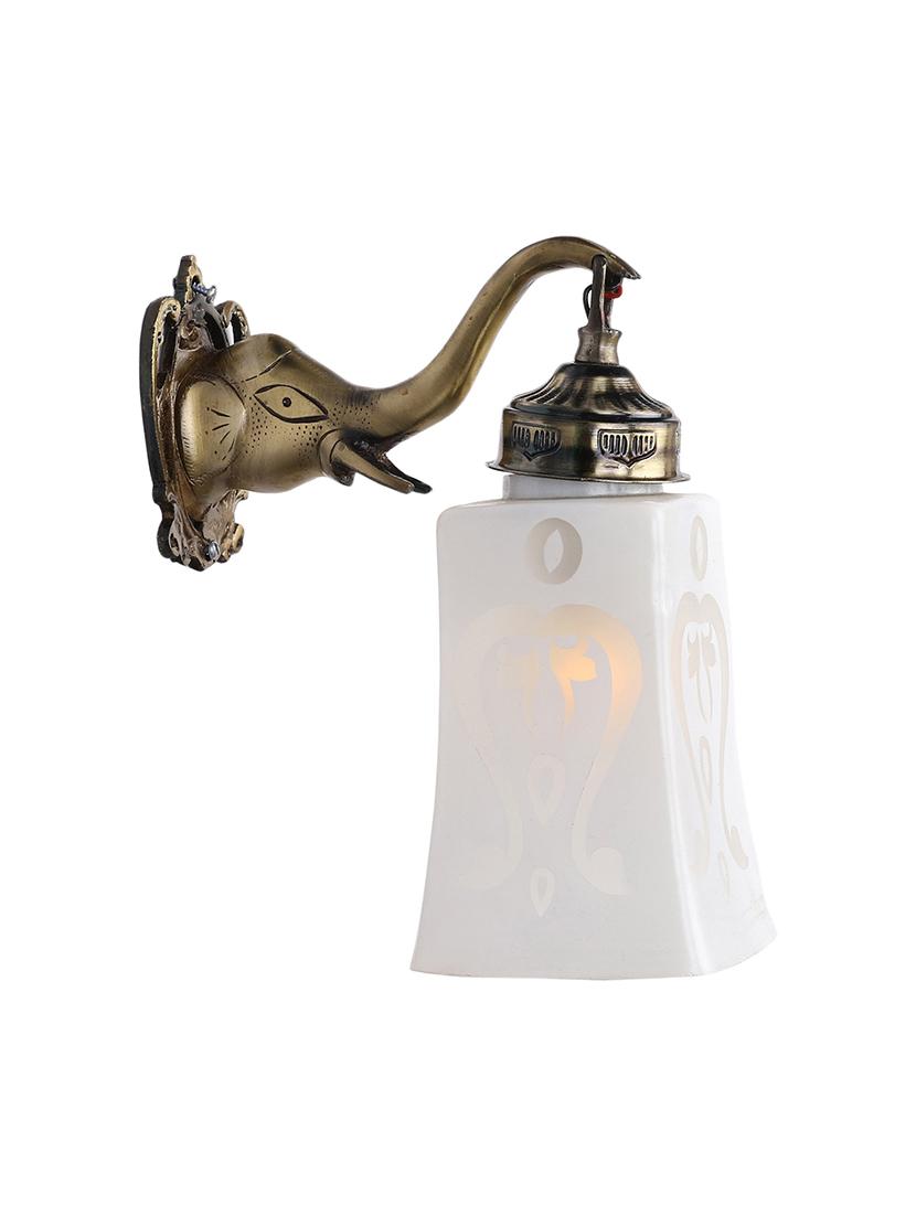 stylish hand decorative colorful glass wall lamp light with elephant shape fitting ( set of two )ew-el96 - 18835675 - Standard Image - 2