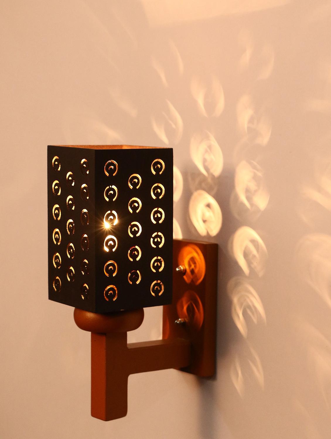 somil designer wooden wall lamp aa6 - 18838824 - Standard Image - 2