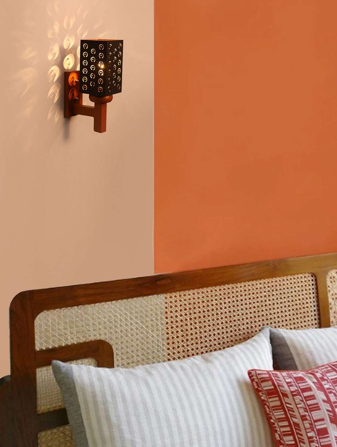 somil designer wooden wall lamp (set of 2)- aa30 - 18838825 -  Standard Image - 2