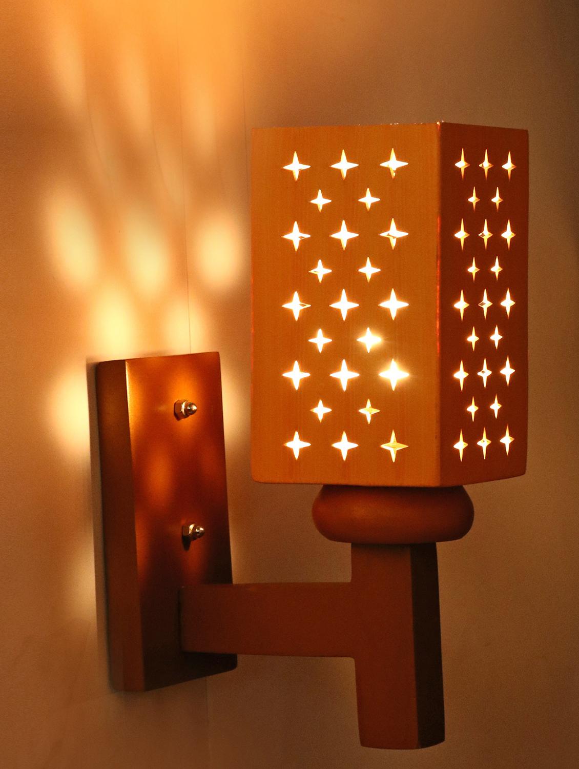 somil designer wooden wall lamp aa10 - 18838836 - Standard Image - 2