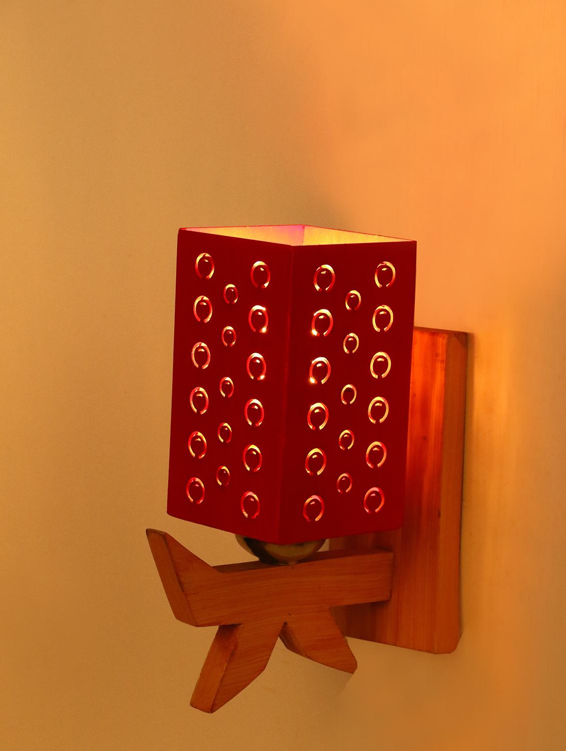 somil designer wooden wall lamp aa22 - 18838872 - Standard Image - 2