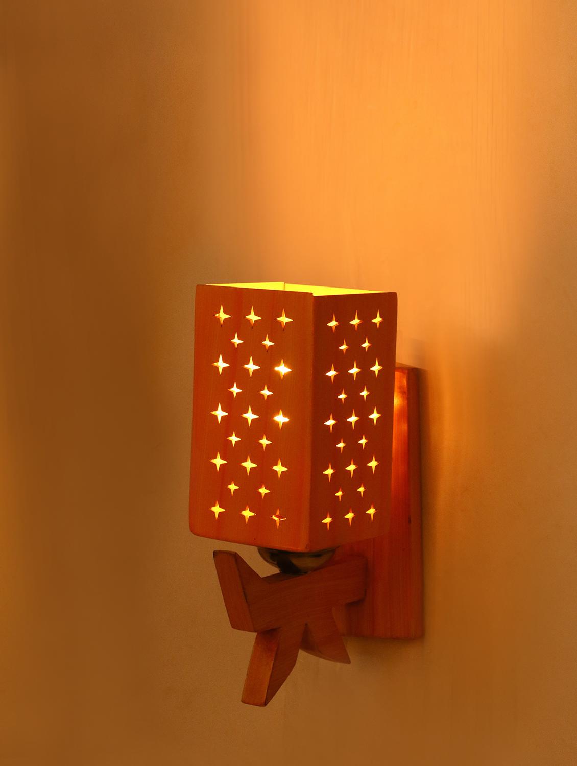 somil designer wooden wall lamp aa23 - 18838875 - Standard Image - 2