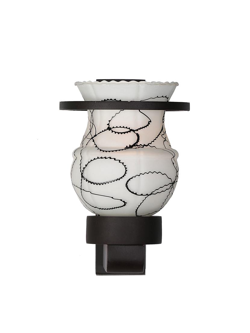 designer hand decorative colorful glass wall lamp light with stylish wooden fitting ( set of two )-el83 - 18840610 - Standard Image - 2