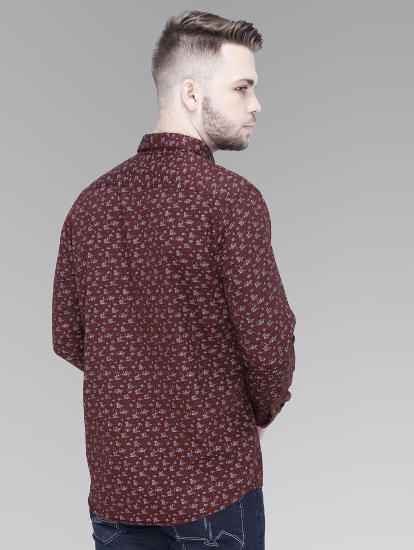 red cotton casual shirt - 18841818 - Standard Image - 2