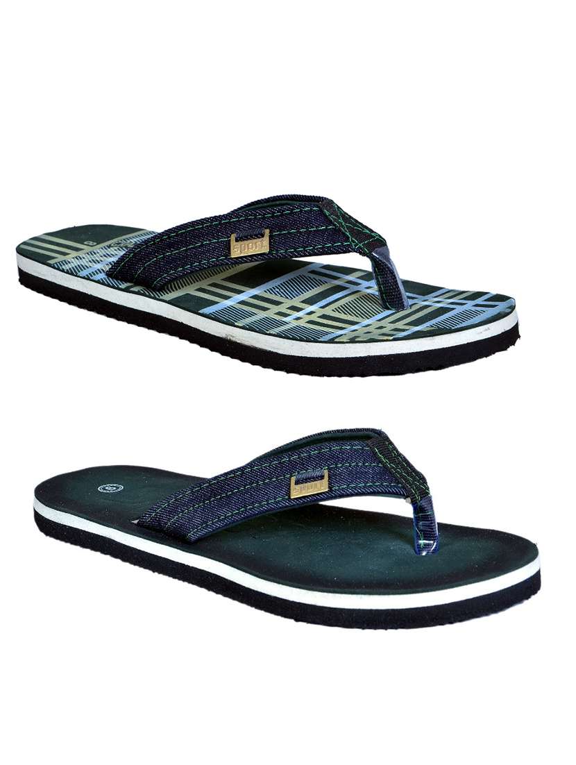 multi colored slip on flip flop