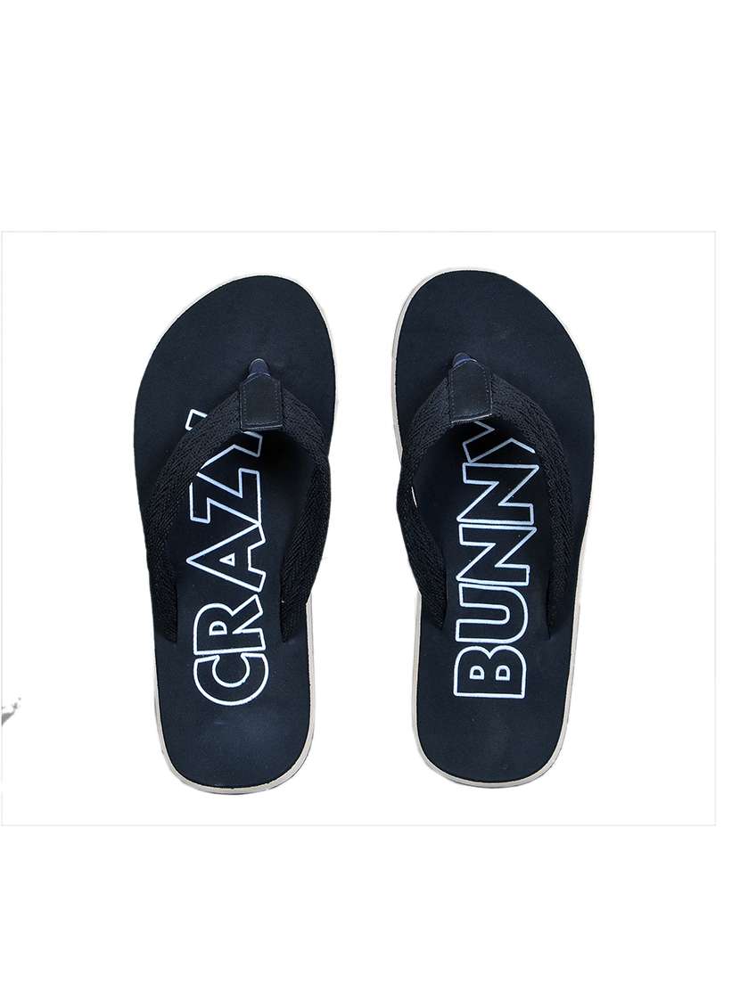 black slip on flip flop
