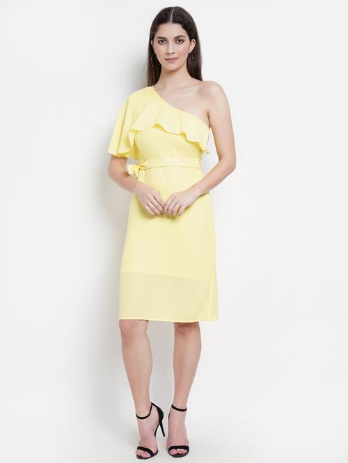 women's solid dress - 18843984 - Standard Image - 0