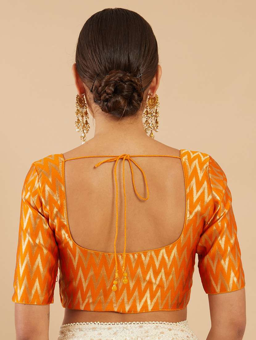 yellow silk regular blouse - 18857882 -  Standard Image - 2