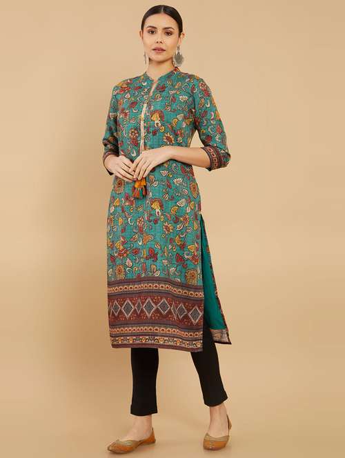 women's straight kurta - 18863205 -  Standard Image - 0
