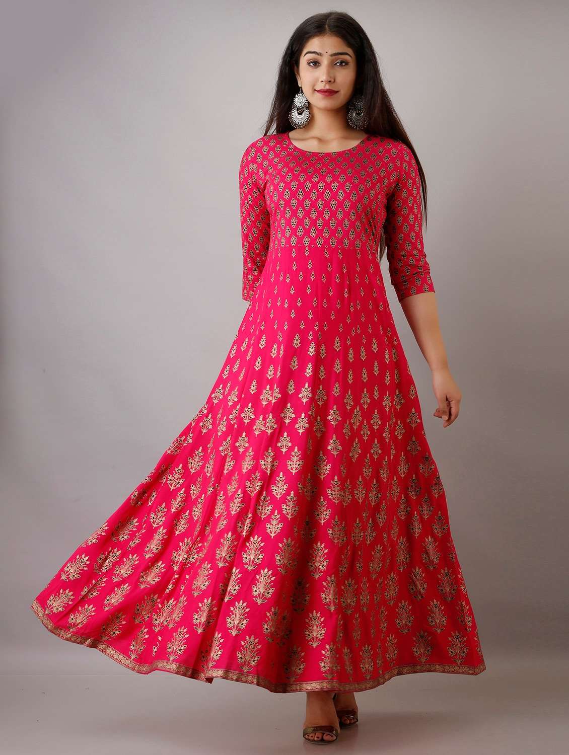 women's flared kurta