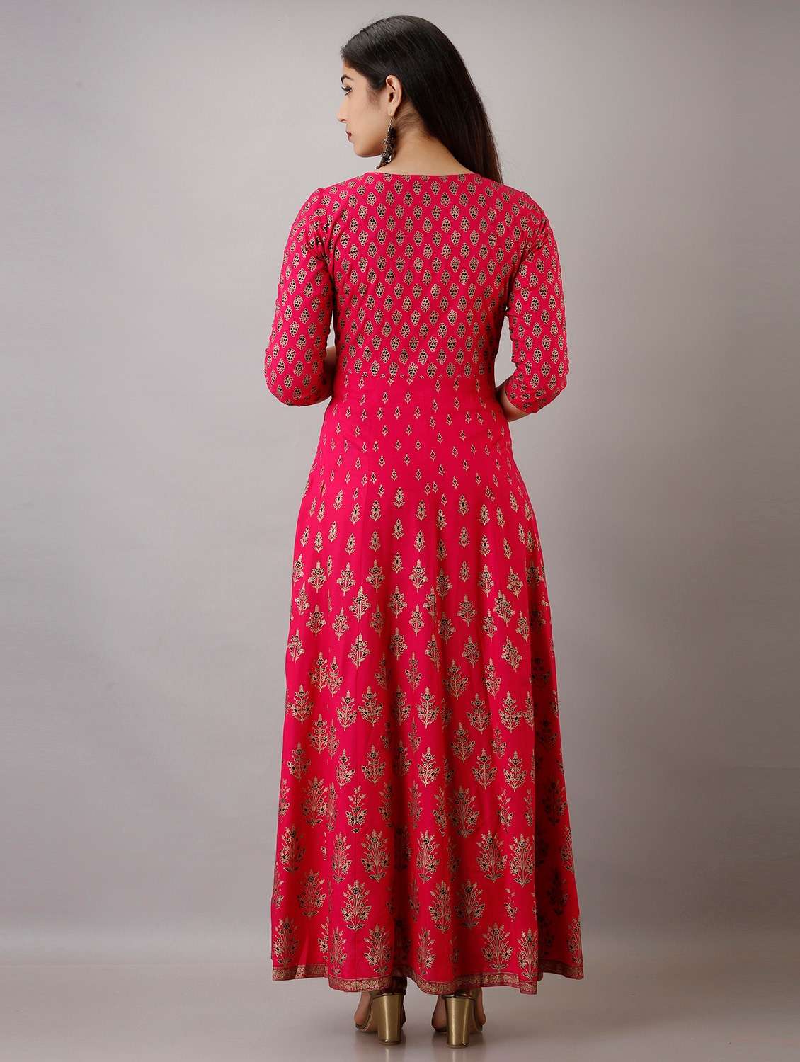 women's flared kurta - 18873632 -  Standard Image - 2