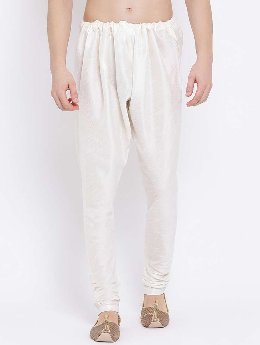 white solid ethnic bottom wear - 18874737 - Zoom Image - 0