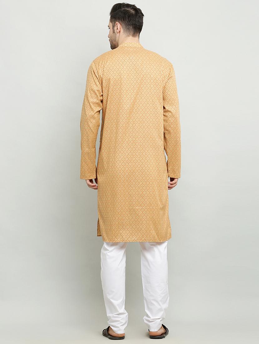 mandarin neck long sleeved kurta - 18874779 - Standard Image - 2