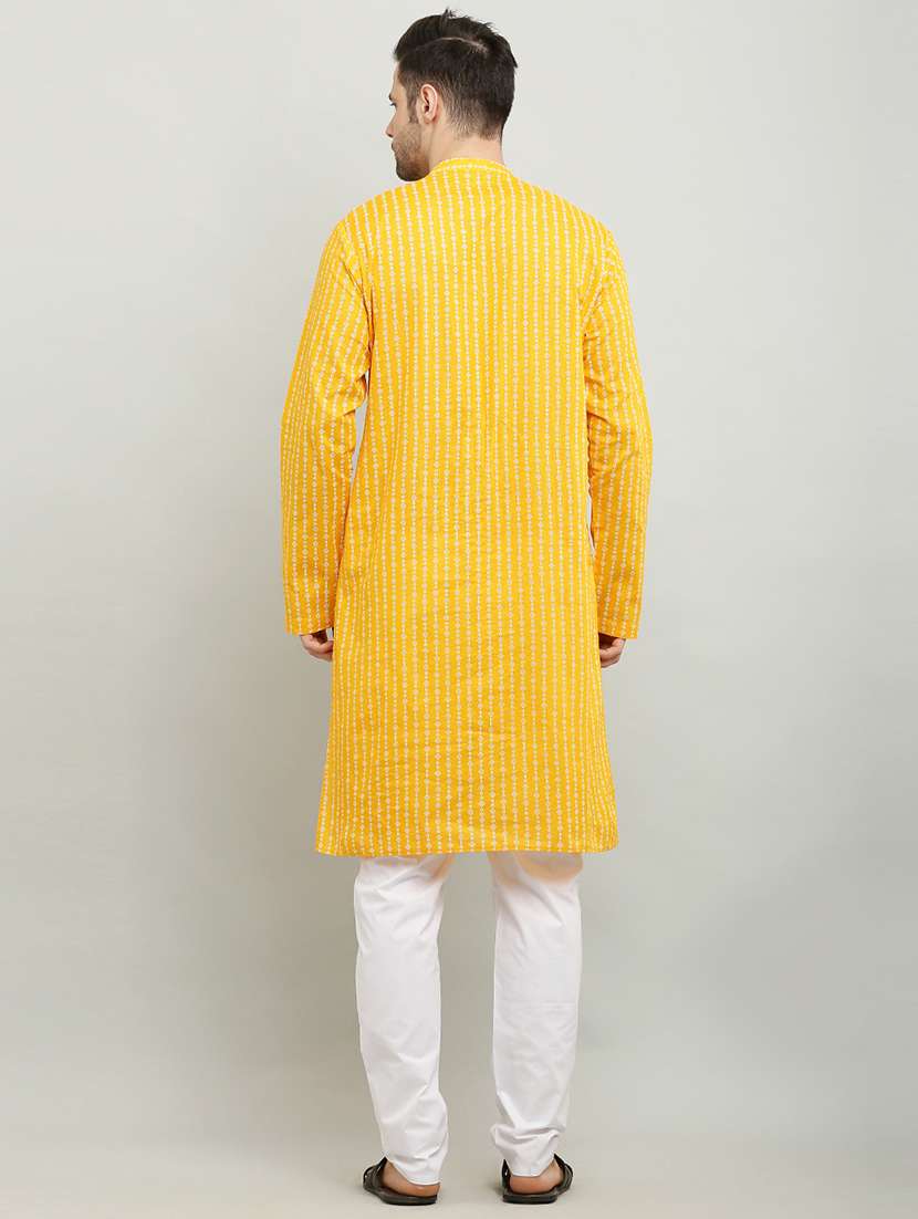 mandarin neck long sleeved kurta - 18874782 - Standard Image - 2