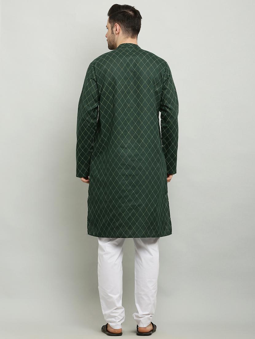mandarin neck long sleeved kurta - 18874785 - Standard Image - 2