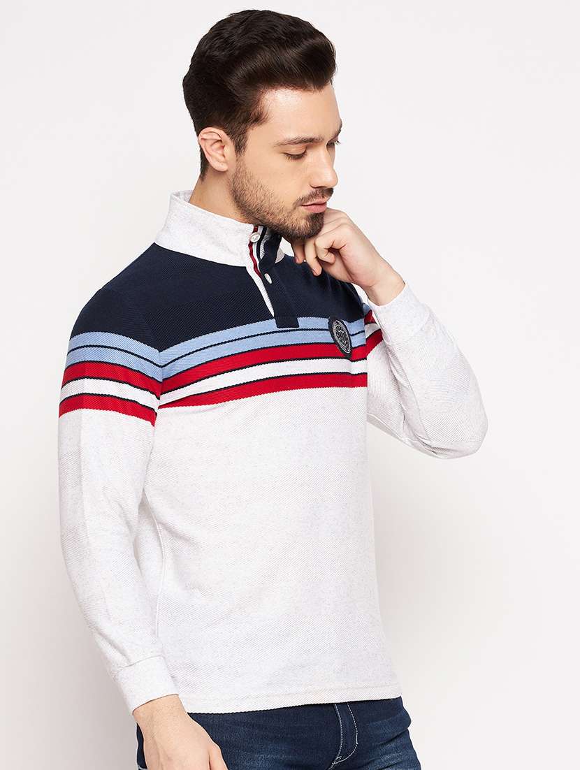 men color block long sleeves t-shirt - 18874902 -  Standard Image - 2