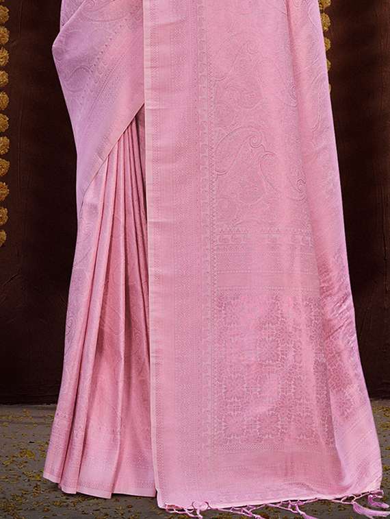 women's self design pink colored saree - 18875244 -  Standard Image - 2