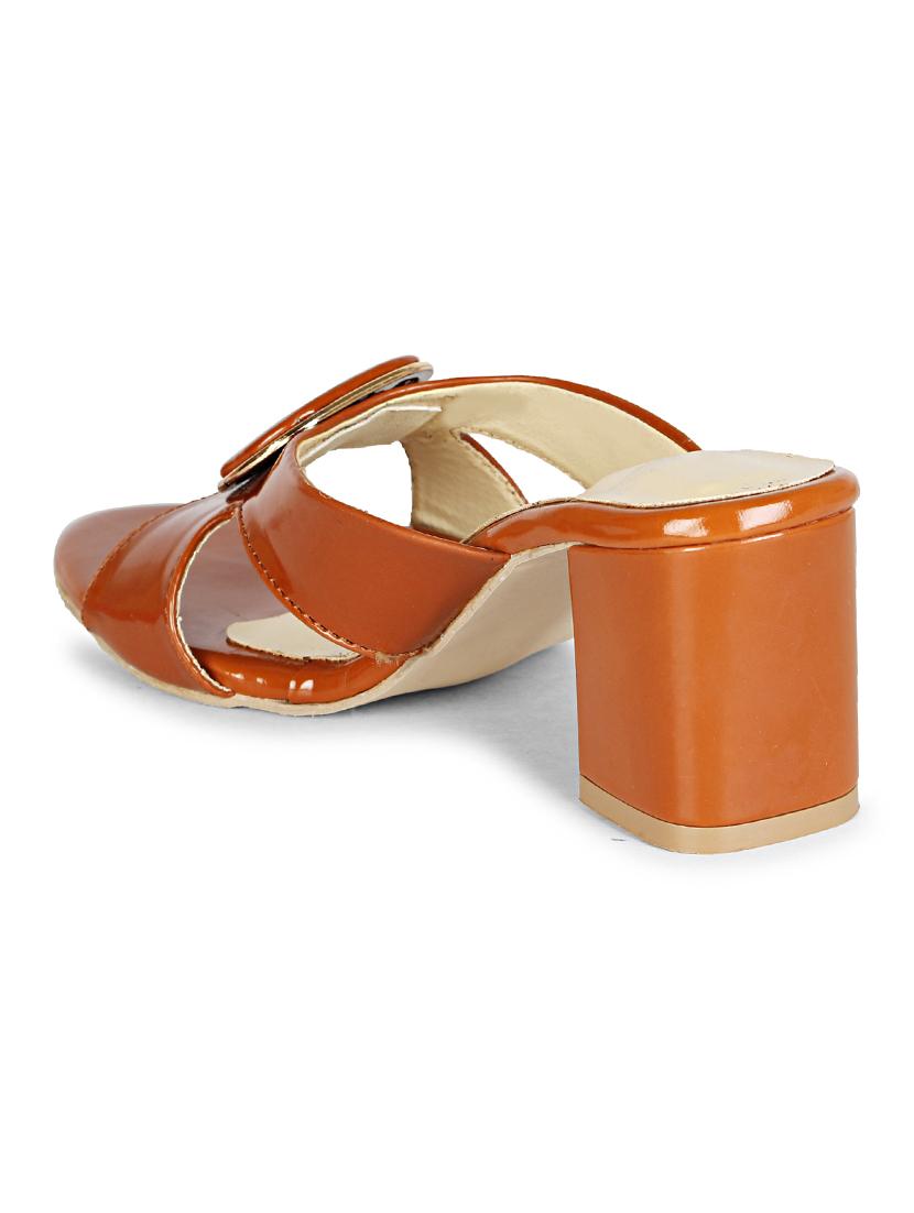 tan solid slip-on sandal - 18875865 - Standard Image - 2