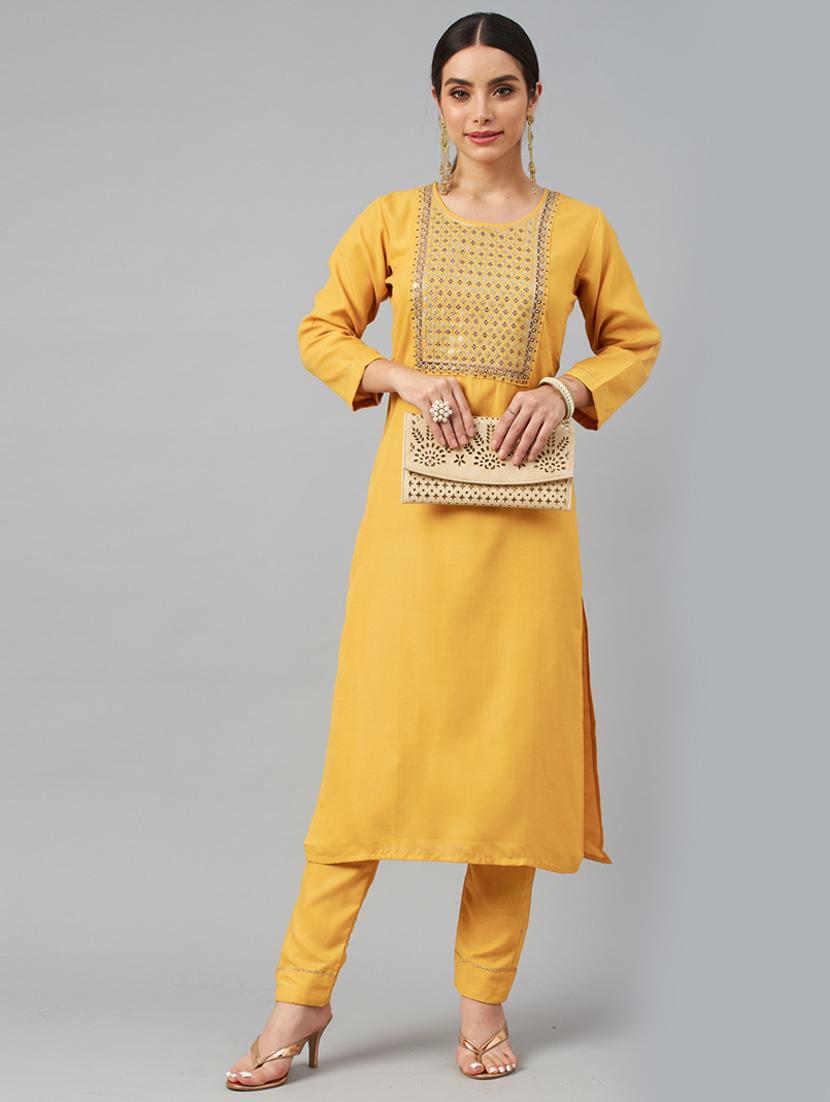 embroidered kurta set - 18876499 - Zoom Image - 0