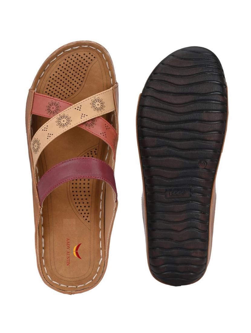 pink synthetic tstrap sandals - 18876583 - Standard Image - 2