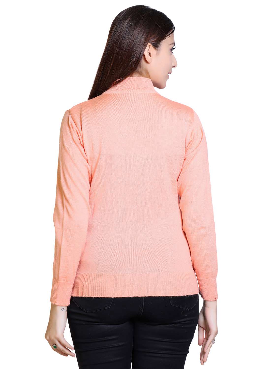 mock neck solid pullover - 18878024 - Standard Image - 2