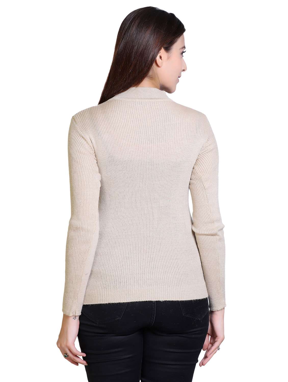 mock neck solid pullover - 18878028 -  Standard Image - 2
