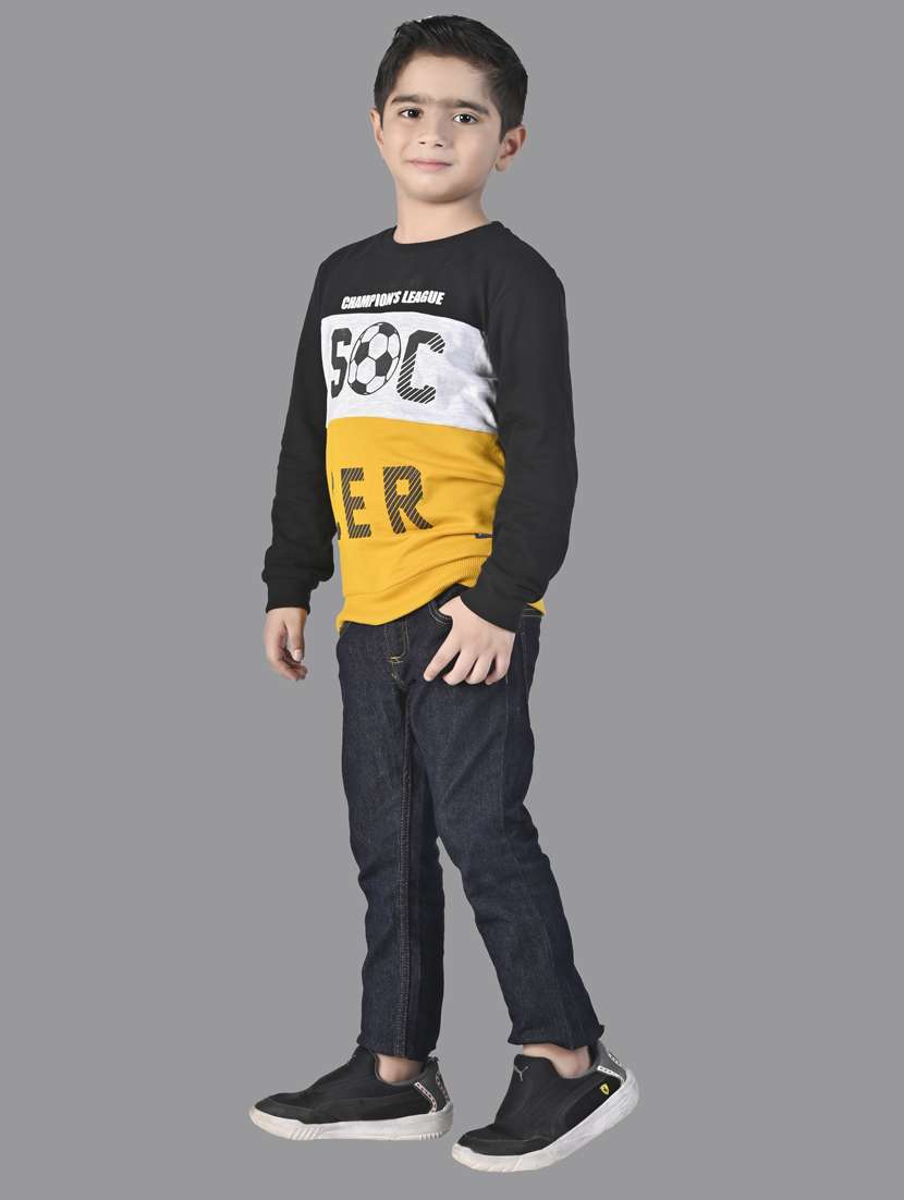 boys color block sweatshirt - 18878043 -  Standard Image - 2