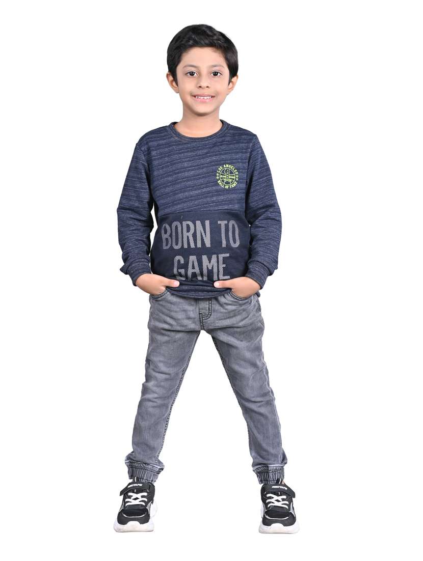 boys printed sweatshirt