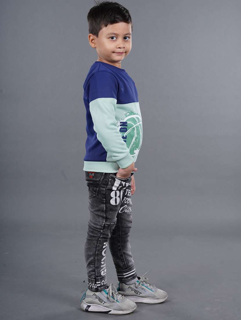 boys color block sweatshirt - 18878058 - Standard Image - 2