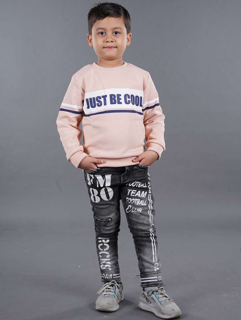 boys typography sweatshirt - 18878061 -  Standard Image - 2