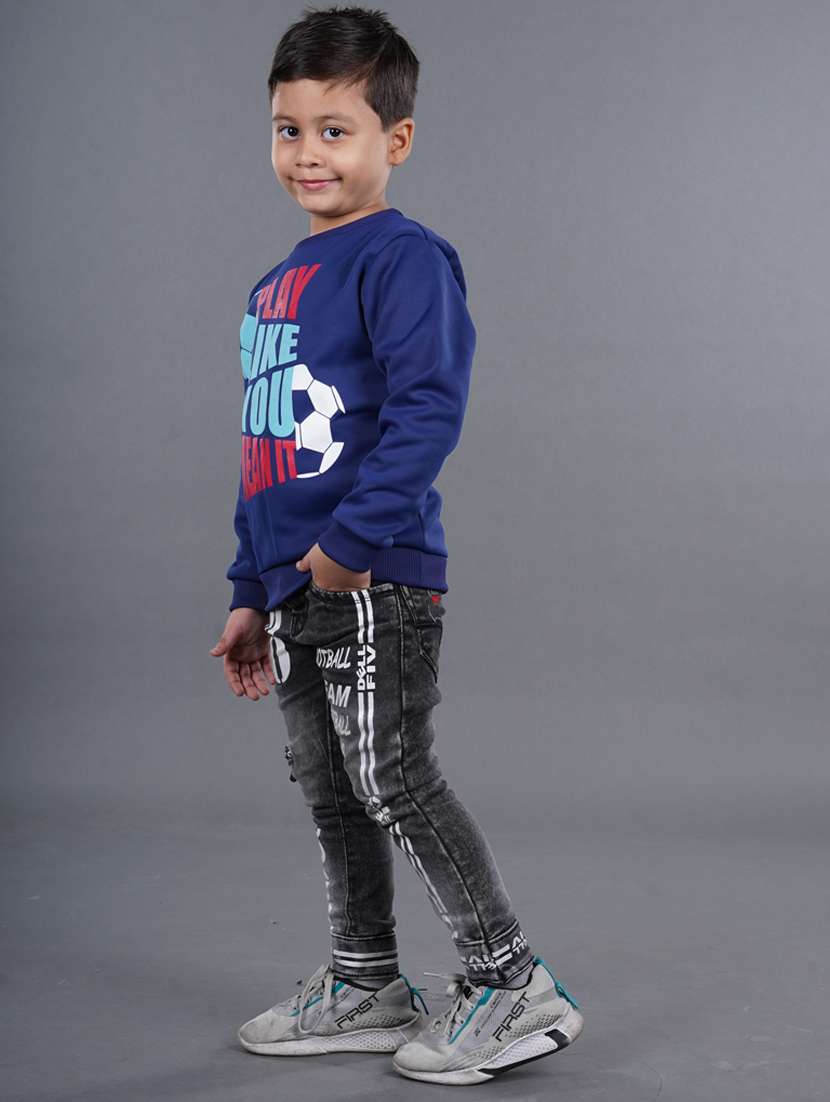 boys typography sweatshirt - 18878068 -  Standard Image - 2