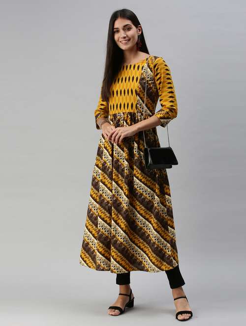 women's flared kurta - 18879182 -  Standard Image - 0