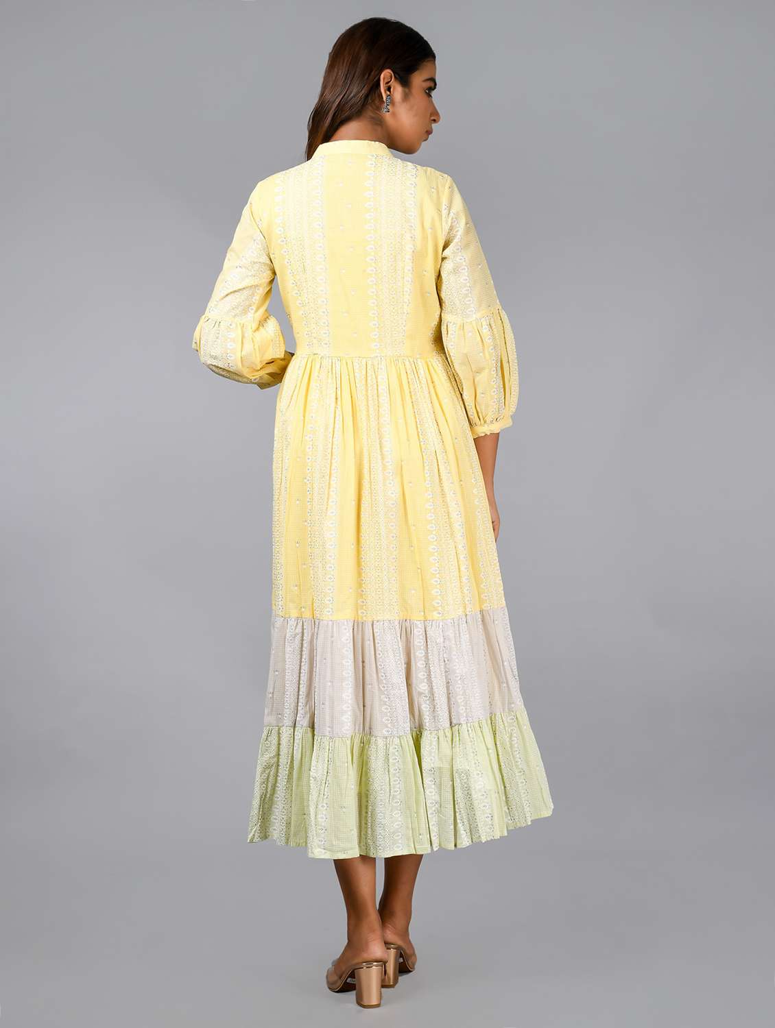 yellow cotton dress - 18881166 -  Standard Image - 2