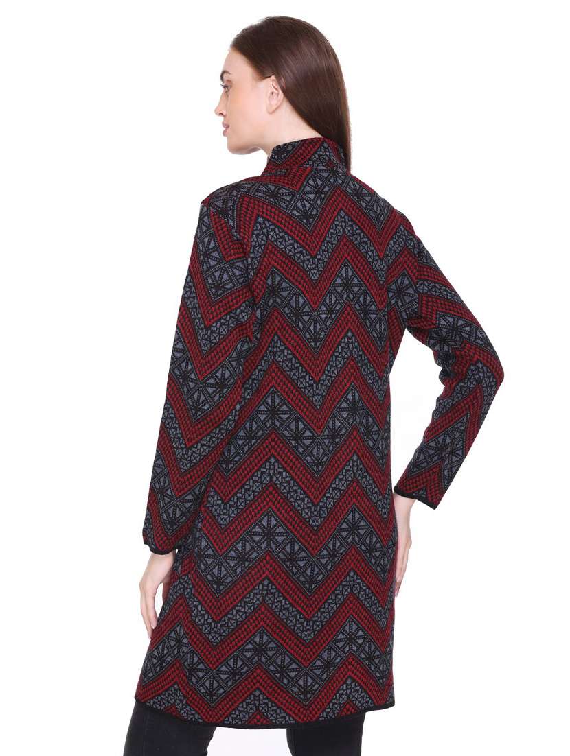 women black full sleeves coatigan - 18885896 -  Standard Image - 2
