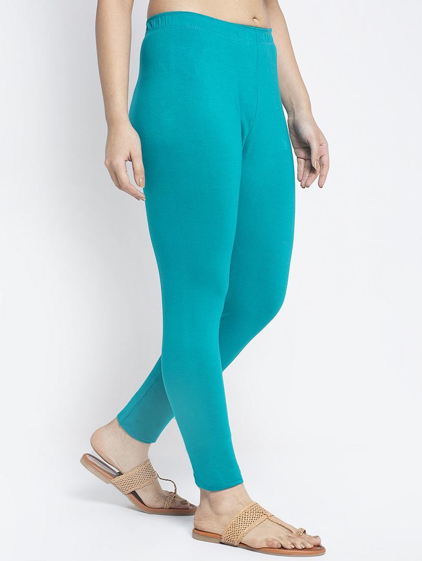 multi colored cotton lycra leggings - 18886211 - Standard Image - 2