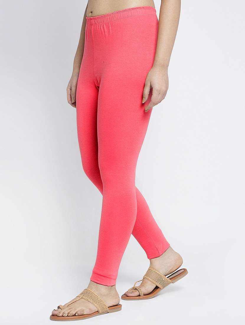 multi colored cotton lycra leggings - 18886264 -  Standard Image - 2