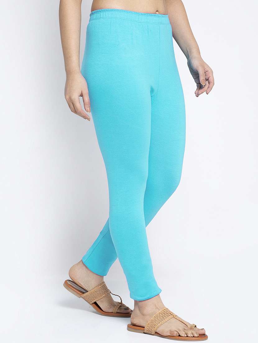 multi colored cotton lycra leggings - 18886296 -  Standard Image - 2