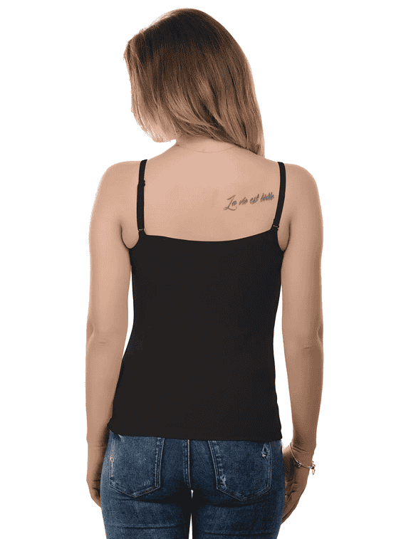 black cotton camisole - 18886940 -  Standard Image - 2