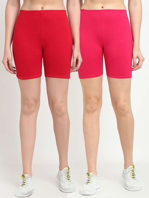 pack of 2 mid rise solid short - 18903774 -  Standard Image - 0