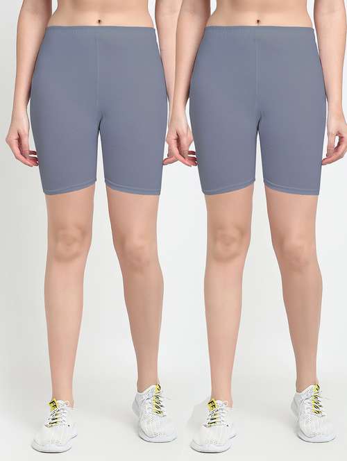 pack of 2 mid rise solid short - 18903780 - Standard Image - 0