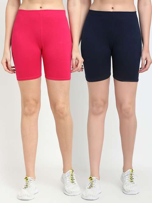 pack of 2 mid rise solid short - 18903790 - Standard Image - 0