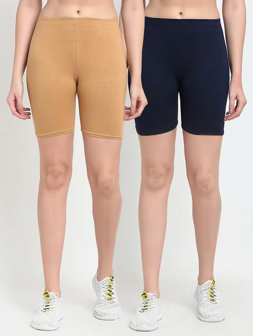 pack of 2 mid rise solid short - 18903795 - Standard Image - 0