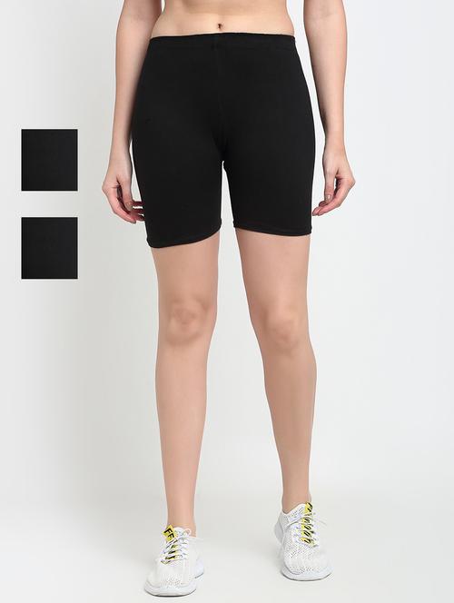 pack of 2 mid rise solid short - 18903921 - Standard Image - 0