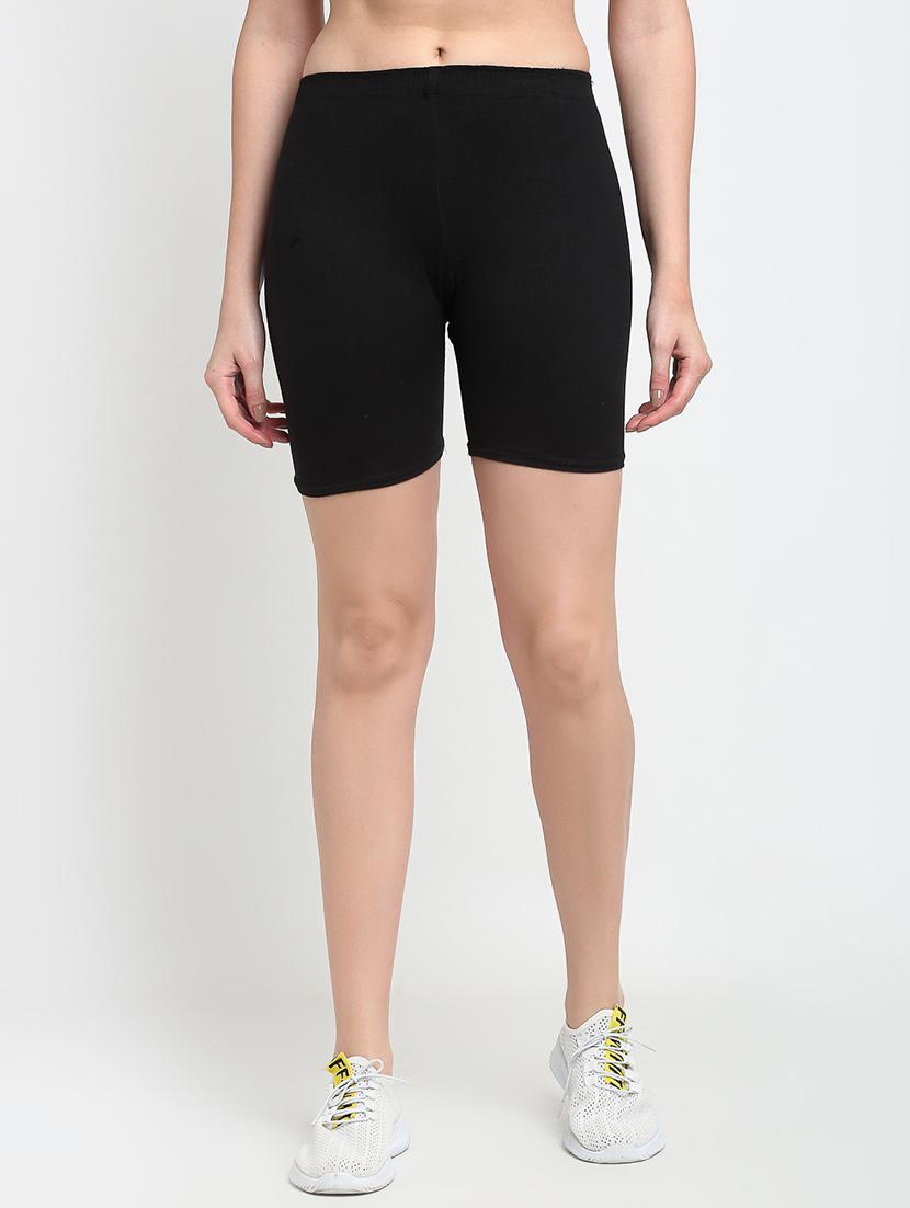 pack of 3 mid rise solid short - 18904014 - Standard Image - 2