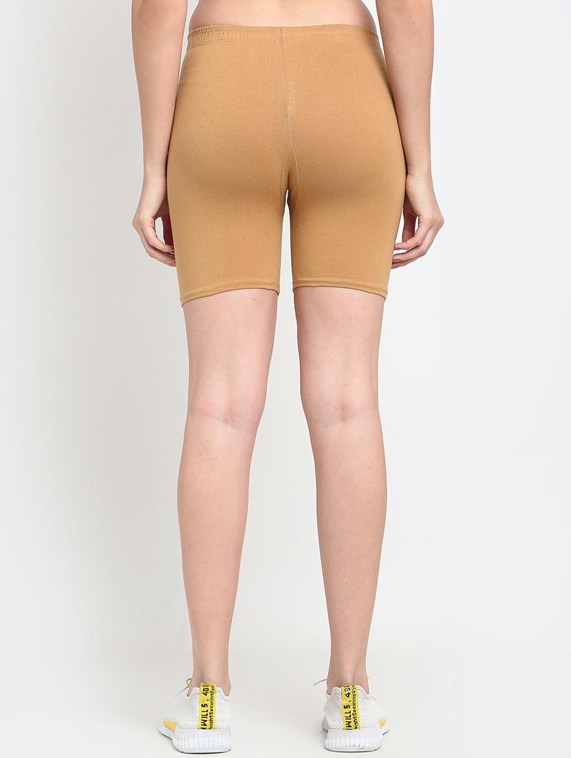 pack of 3 mid rise solid shorts - 18904382 - Standard Image - 2