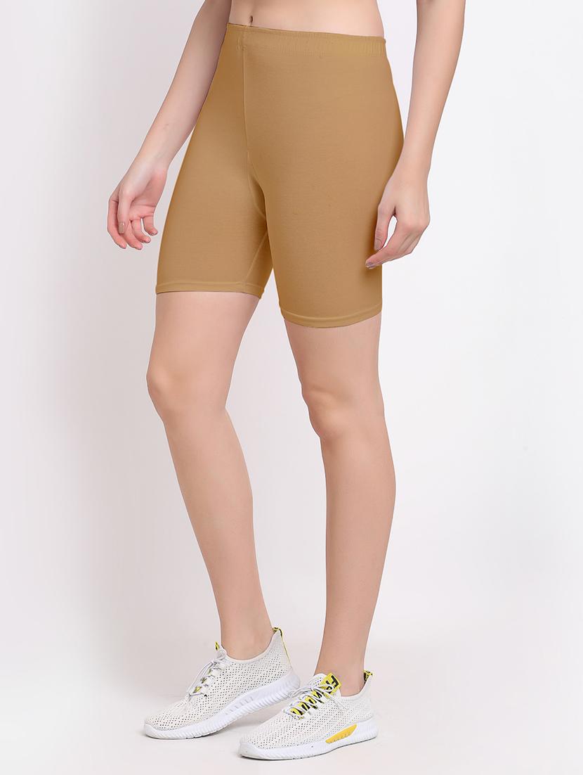 pack of 3 mid rise solid shorts - 18904389 - Standard Image - 2